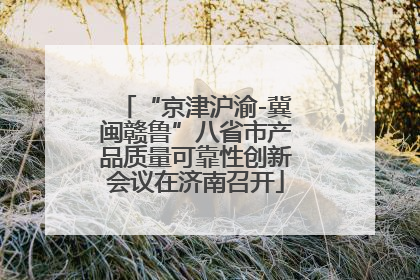 “京津沪渝-冀闽赣鲁”八省市产品质量可靠性创新会议在济南召开
