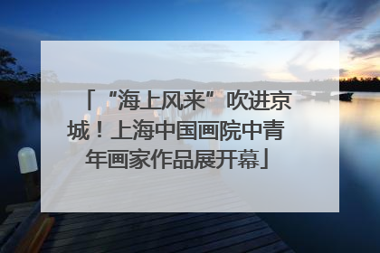 “海上风来”吹进京城！上海中国画院中青年画家作品展开幕