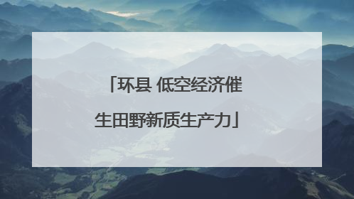 环县 低空经济催生田野新质生产力
