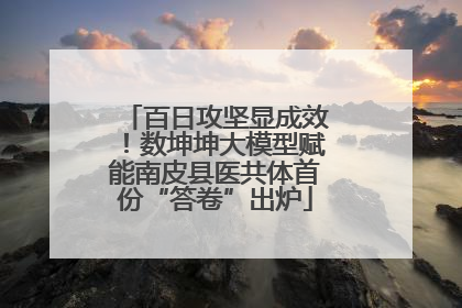 百日攻坚显成效！数坤坤大模型赋能南皮县医共体首份“答卷”出炉