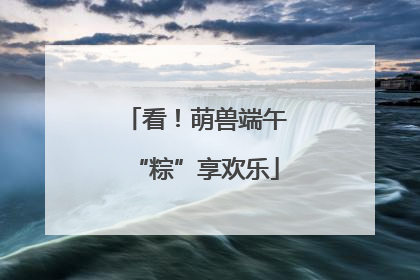 看！萌兽端午“粽”享欢乐