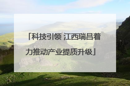 科技引领 江西瑞昌着力推动产业提质升级