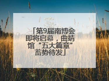 第9届南博会即将启幕，曲靖馆“五大篇章”蓄势待发