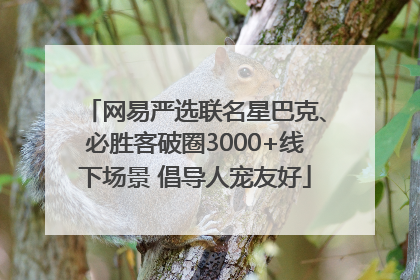 网易严选联名星巴克、必胜客破圈3000+线下场景 倡导人宠友好
