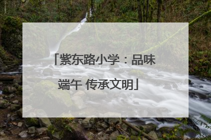 紫东路小学：品味端午 传承文明