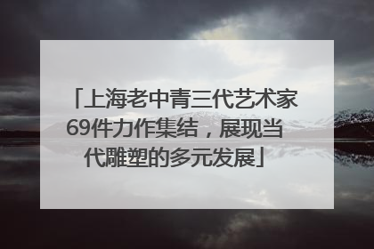 上海老中青三代艺术家69件力作集结，展现当代雕塑的多元发展