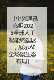 中兴通讯亮相2025全球人工智能终端展，展示AI全场景生态布局