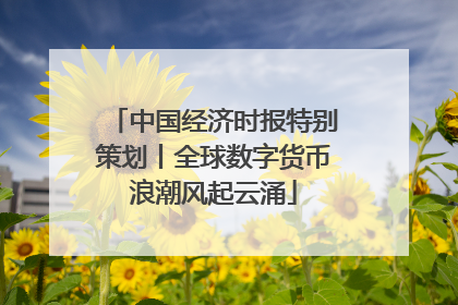 中国经济时报特别策划丨全球数字货币浪潮风起云涌