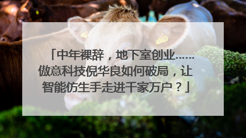 中年裸辞，地下室创业……傲意科技倪华良如何破局，让智能仿生手走进千家万户？