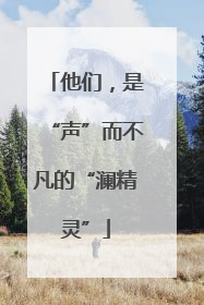 他们，是“声”而不凡的“澜精灵”