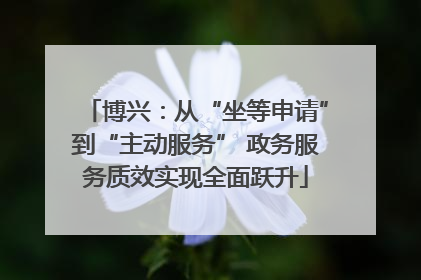 博兴：从“坐等申请”到“主动服务” 政务服务质效实现全面跃升