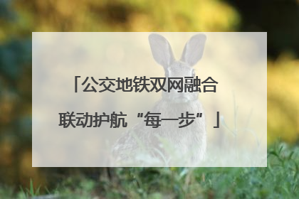 公交地铁双网融合 联动护航“每一步”