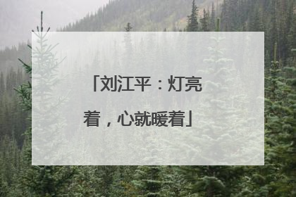 刘江平：灯亮着，心就暖着