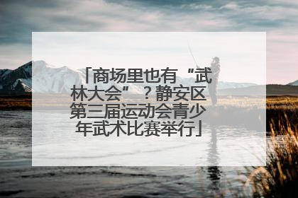 商场里也有“武林大会”？静安区第三届运动会青少年武术比赛举行