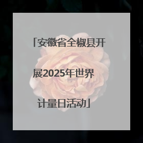 安徽省全椒县开展2025年世界计量日活动