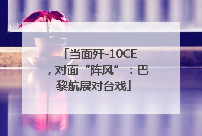 当面歼-10CE，对面“阵风”：巴黎航展对台戏