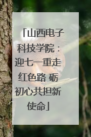 山西电子科技学院：迎七一重走红色路 砺初心共担新使命