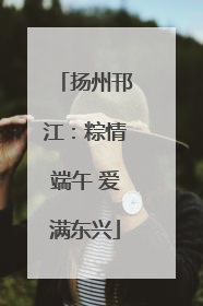 扬州邗江：粽情端午 爱满东兴