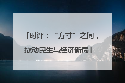 时评：“方寸”之间，撬动民生与经济新局
