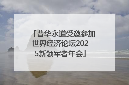 普华永道受邀参加世界经济论坛2025新领军者年会