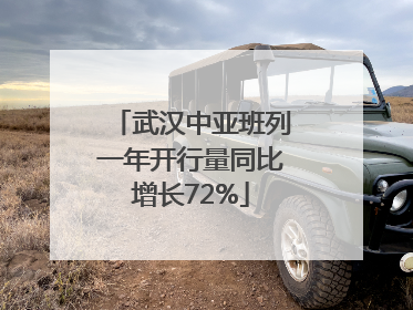 武汉中亚班列一年开行量同比增长72%