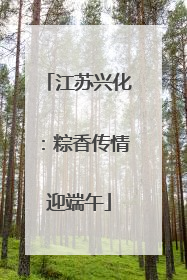 江苏兴化：粽香传情迎端午