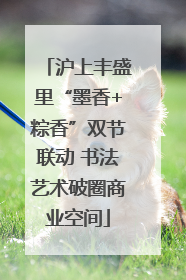 沪上丰盛里“墨香+粽香”双节联动 书法艺术破圈商业空间