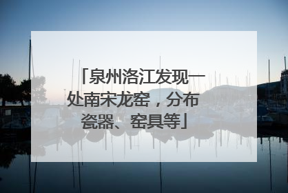 泉州洛江发现一处南宋龙窑，分布瓷器、窑具等