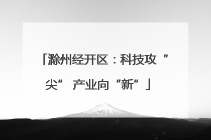 滁州经开区：科技攻“尖” 产业向“新”