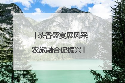 茶香盛宴展风采 农旅融合促振兴
