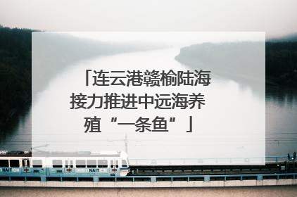 连云港赣榆陆海接力推进中远海养殖“一条鱼”
