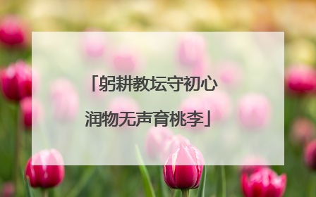 躬耕教坛守初心 润物无声育桃李