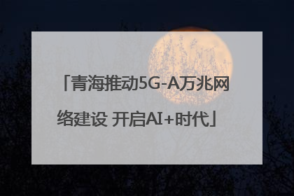 青海推动5G-A万兆网络建设 开启AI+时代