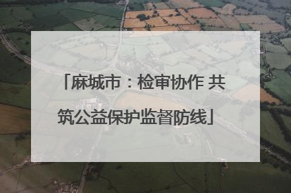 麻城市：检审协作 共筑公益保护监督防线