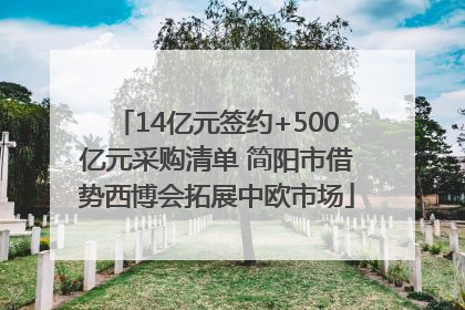 14亿元签约+500亿元采购清单 简阳市借势西博会拓展中欧市场