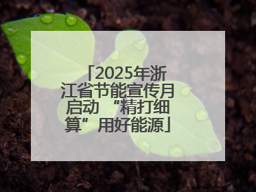 2025年浙江省节能宣传月启动 “精打细算”用好能源