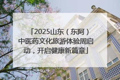 2025山东（东阿）中医药文化旅游体验周启动，开启健康新篇章