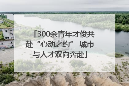 300余青年才俊共赴“心动之约” 城市与人才双向奔赴