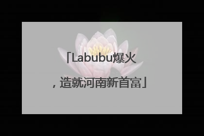 Labubu爆火，造就河南新首富
