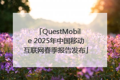 QuestMobile 2025年中国移动互联网春季报告发布